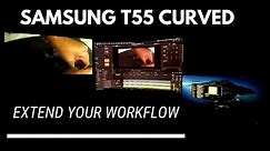 SAMSUNG T55 27 inch || 75hz ||curved monitor with speaker || field test||review