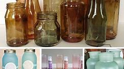 Tinted Glass Jar Tutorial - How to Tint Glass Jars Permanently - Prim Mart