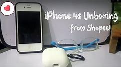 📦 unboxing iphone 4s from shopee! | philippines 🇵🇭 | vlog 001