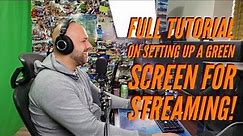 How To Setup a Green Screen For Streaming: Setup, Lighting, and Best OBS Settings
