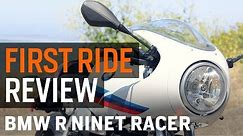 BMW R nineT Racer First Ride Review at RevZilla.com