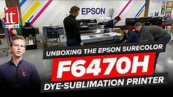 Unboxing the EPSON SureColor F6470H Dye Sublimation Printer