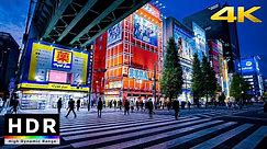 【4K HDR】Night Walk in Tokyo Electric Anime Town - Akihabara - Japan Walking Tour
