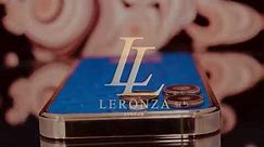 LERONZA ROSE GOLD IPHONE 14 PRO WITH ROYAL BLUE LEATHER