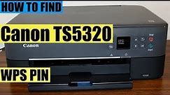 Canon TS5320 WPS PIN Number review.