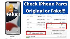 How to Check iPhone Parts are Original or Not | Used iPhone Refurbished or Parts Changed | 3utools