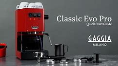 How To Setup & Use the Gaggia Classic Evo Pro Espresso Machine
