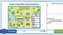 Grade 4 Map Work: Giving Directions