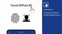 Mobile banking app: Touch ID, Face ID, and Fingerprint Login