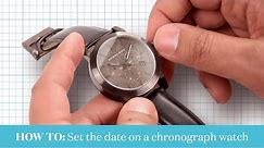 How To Change The Date On A Chronograph Watch | Watch Pilot