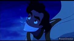 Aladdin 1992 Genie Saves Aladdin Scene