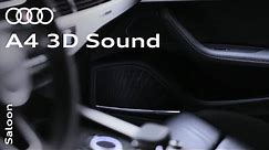 Bang & Olufsen Advanced 3D Sound System in the Audi A4