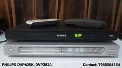 PHILIPS DVP625K, DVP3820 DVD PLAYERS