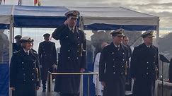 Prince William salutes new naval officers at Britannia Royal Naval College passing out