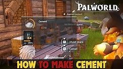 How to Make Cement in Palworld