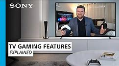 Sony | BRAVIA® TV Gaming Features Explained