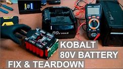 Kobalt 80V Battery Recovery and Teardown - ElementalMaker