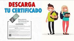 Instrucciones para descargar tu Certificado de Bachillerato | SEP PUEBLA
