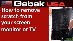 How to remove scratch from your screen monitor or TV - JOKE