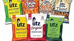 Utz Variety Pack of 60 Individual Potato Chip, Cheese Curl, Popcorn & Pretzel Snacks for On-the-Go
