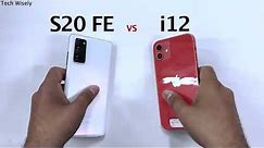 SAMSUNG S20 FE vs iPhone 12 - Speed Test