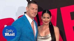 John Cena with fiancé Nikki Bella at Blockers premiere - Daily Mail
