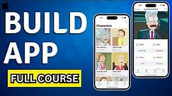 Build iOS App Full Course | Rick & Morty App | 2023 | Swift