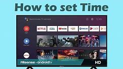 How to set time on Hisense TV first time setup