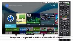 Sony LCD TV BRAVIA Android TV : Initial SetUp Guide