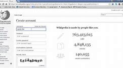 How to Create an Account on Wikipedia?