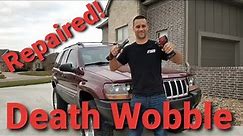 Death Wobble RETURNS Lets Knock IT OUT Jeep Grand Cherokee WJ HOW TO