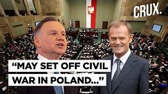 “Hammer Against Opposition…” Anger Mounts As Polish President Duda Signs Russian Influence Bill