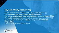 Pay Your Xfinity Bill Online