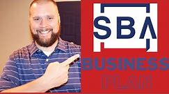 SBA loan to start a business: Part 1. How to write a business plan.