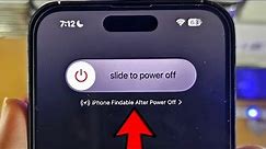 How To Turn On iPhone Findable After Power Off!