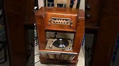 Philco 48-1262 vintage radio with turn table restore