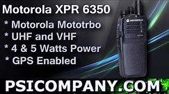 Motorola XPR 6350 Mototrbo Portable: Overview - visit us for new models!