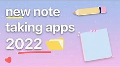 best note-taking apps for 2022