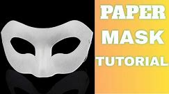 Paper Mask Origami Tutorial | DIY Paper Mask for Kids (EASY!)