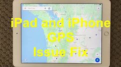 iPad And iPhone GPS Problem And Fix, How To Fix GPS Not Working on iPhone or iPad