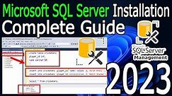 How to Install Microsoft SQL Server & SSMS on Windows 10/11 [ 2023 Update ] Complete guide