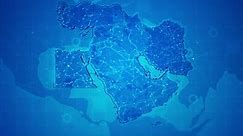 Middle East Map Digital Business Network