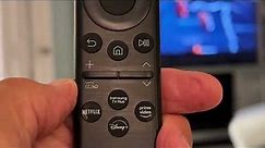 How to control the volume on Samsung QLED 4K Smart TV Remote