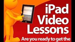 iPad User Guide / iPad Manual - Learn how to use the iPad with iPad Video Lessons
