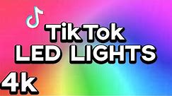 [4K] 3 HOURS of TIKTOK LED COLOR LIGHTS | No Music or Ads | Mood Light (SMOOTH)