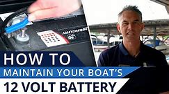 How to Maintain a Boat Battery