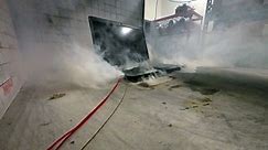 Test shows explosive power of a lithium-ion battery thermal runaway