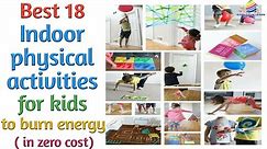 Indoor physical activities for kids | child development physical Activities