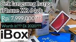 Cek langsung harga iPhone XR 64gb akhir tahun 2020 di iBox! Makassar