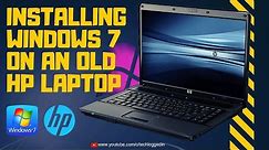 INSTALLING WINDOWS 7 ON AN OLD HP LAPTOP WITH PROPER STEPS